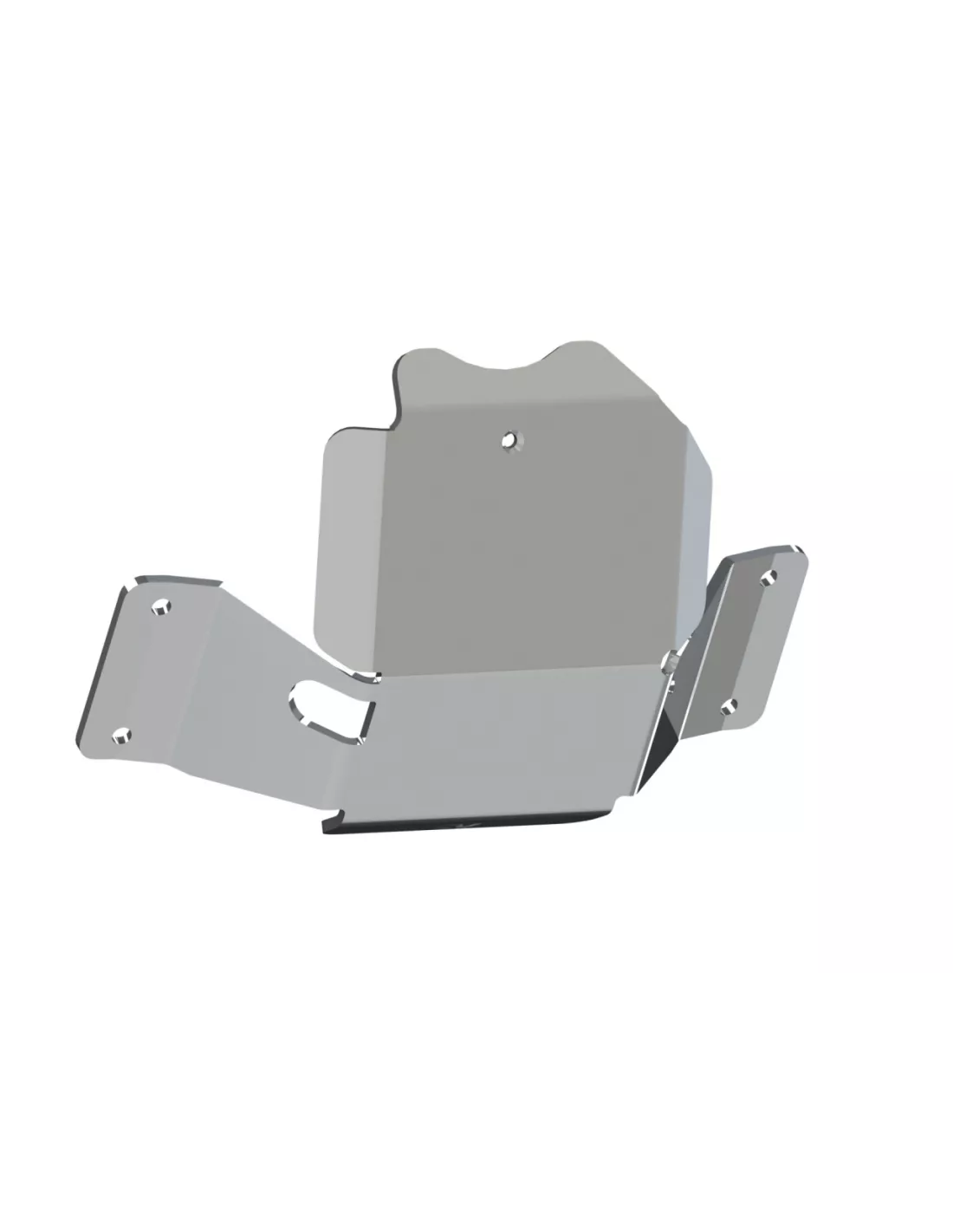 Ski de protection de nez de pont arrière en aluminium de 8mm pour