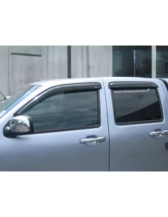 Jeu 4 déflecteurs vitre avant et arrière Isuzu Dmax 2007-2011 AIRPLEX