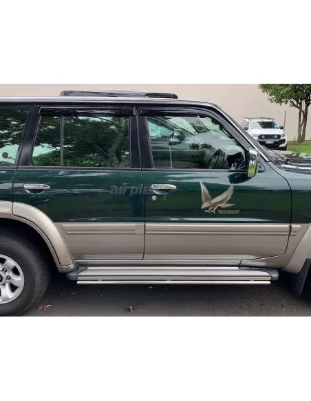 Jeu 4 déflecteurs vitre avant et arrière Nissan Patrol GR Y61 AIRPLEX