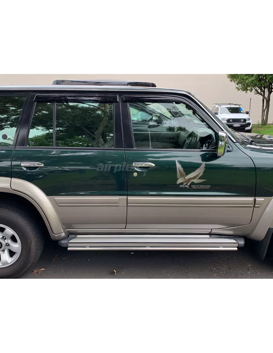 Jeu 4 déflecteurs vitre avant et arrière Nissan Patrol GR Y61 AIRPLEX