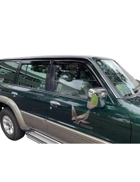 Jeu 4 déflecteurs vitre avant et arrière Nissan Patrol GR Y61 AIRPLEX