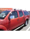 Spiel 4 Vorder- und Heckscheiben-Leitblechen Nissan Navara D40 AIRPLEX -