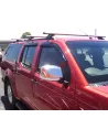 Jeu 4 déflecteurs vitre avant et arrière Nissan Navara D40 AIRPLEX -