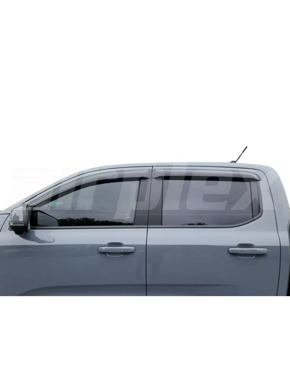 Spiel 4 Floppers getönt und hinterer Buntglas Ford Ranger T9 VW
