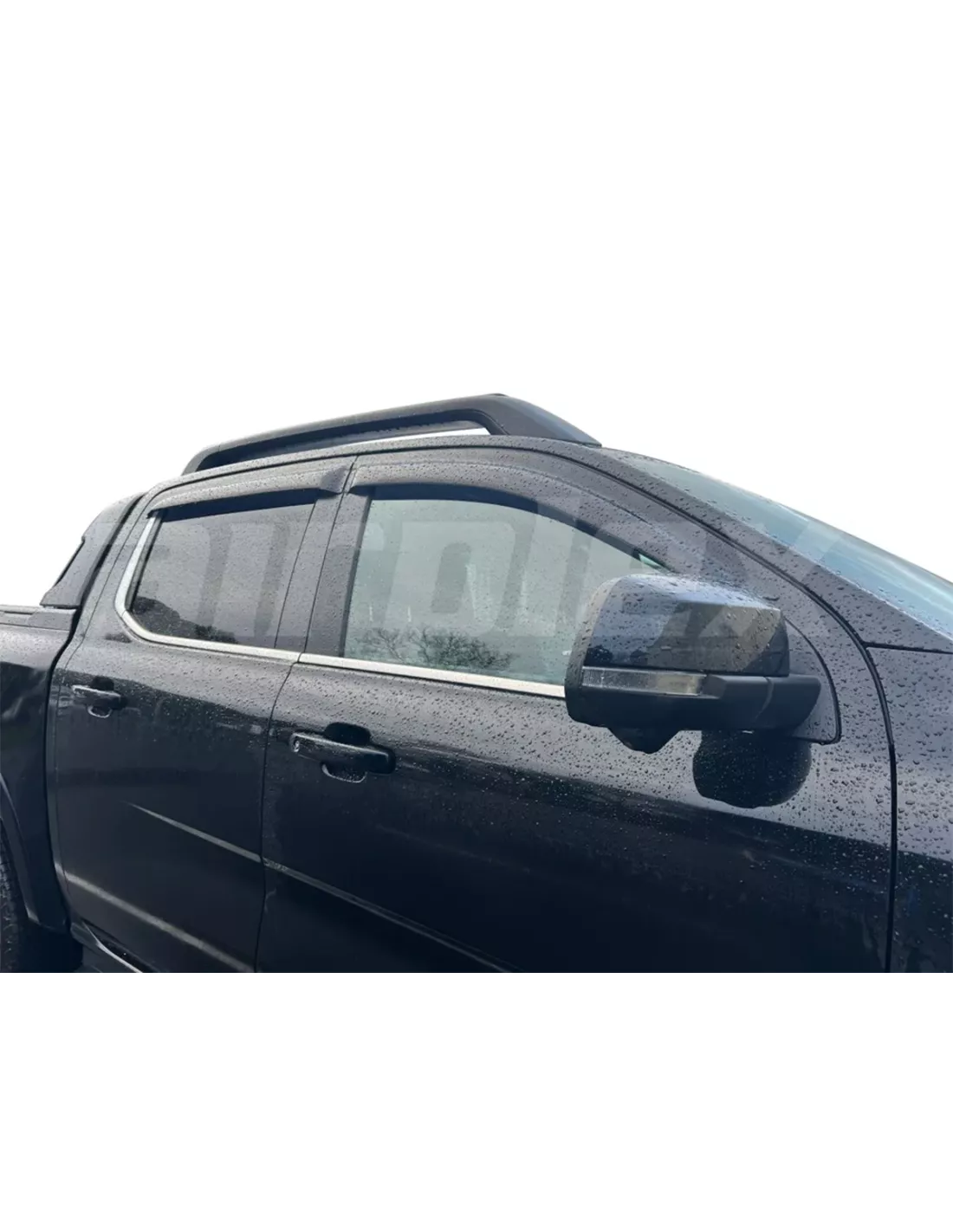 Spiel 4 Floppers getönt und hinterer Buntglas Ford Ranger T9 VW