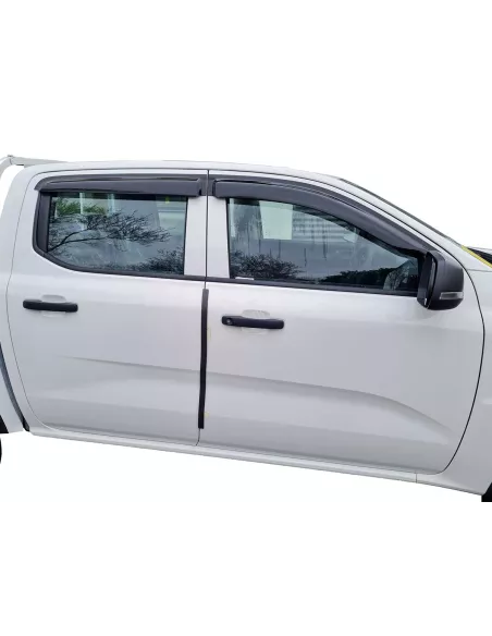 Jeu 4 déflecteurs vitre avant et arrière Ford Ranger T6 T7 T8 AIRPLEX