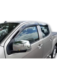 Game 4 Deflectors voorste glas achter Isuzu Dmax 2012-2020 AIRPLEX -