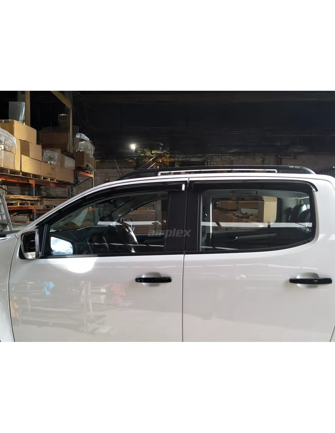 Spiel 4 Deflektoren Front Glas hinten Isuzu Dmax 2012-2020 AIRPLEX -
