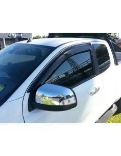 Jeu 2 déflecteurs vitre avant Ford Ranger simple et extra cab T6 T7