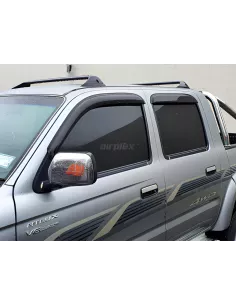 Jeu 4 déflecteurs vitre avant et arrière Toyota Hilux 1998-2004