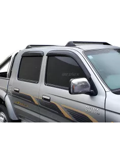 Jeu 4 déflecteurs vitre avant et arrière Toyota Hilux 1998-2004 2