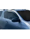 Jeu 2 déflecteurs de vitre avant Hilux Revo simple et Xtra cabine -