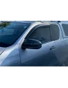 Game 2-voorste glazen deflectors Hilux Revo Simple en Xtra Cab -