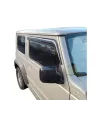 Jeu 2 déflecteurs de vitre avant Jimny après 2018 - montage collé