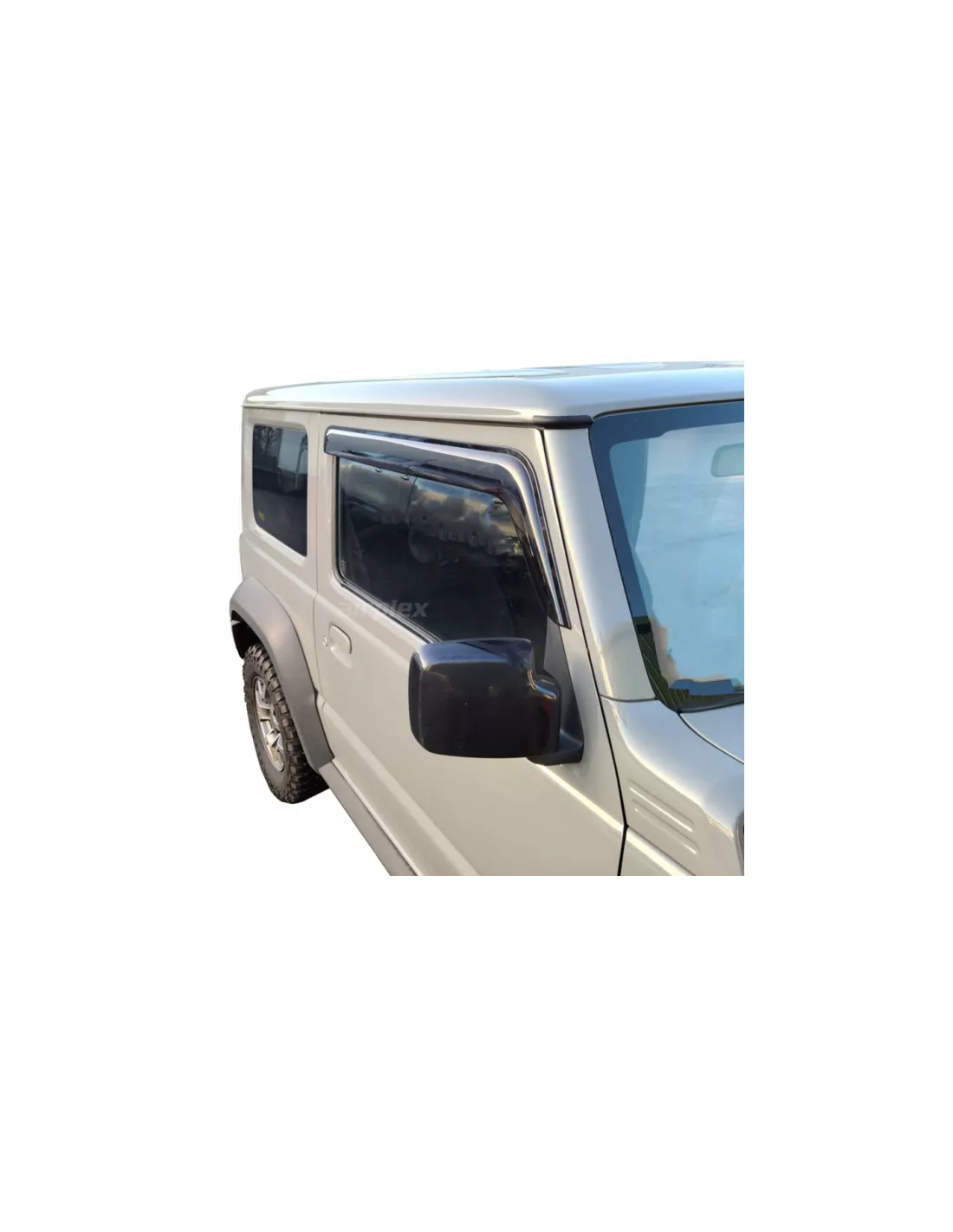 Game 2 Jimny Front Glass Deflectors Na 2018 - Stuck Mount