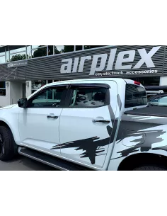 Jeu 4 déflecteurs vitre avant et arrière Isuzu Dmax N57 N60 2020+