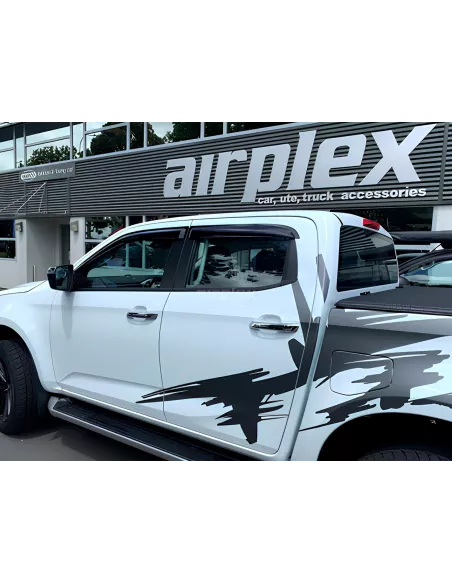 Jeu 4 déflecteurs vitre avant et arrière Isuzu Dmax N57 N60 2020+