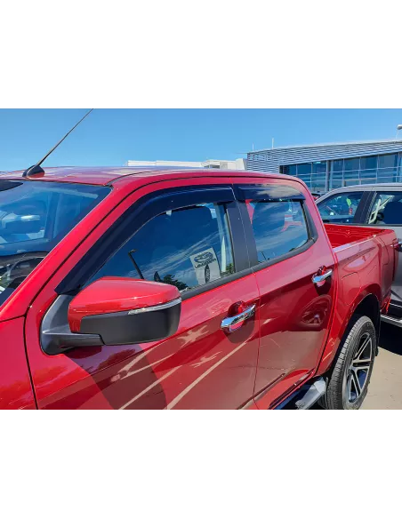 Jeu 4 déflecteurs vitre avant et arrière Isuzu Dmax N57 N60 2020+