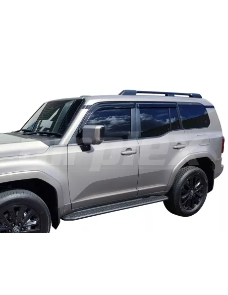 Jeu 4 déflecteurs vitre avant et arrière Toyota Land Cruiser 250