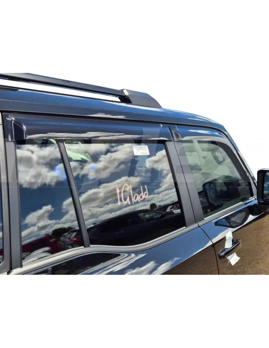Jeu 4 déflecteurs vitre avant et arrière Toyota Land Cruiser 250