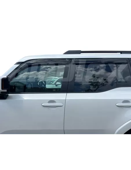 Jeu 4 déflecteurs vitre avant et arrière Toyota Land Cruiser 250
