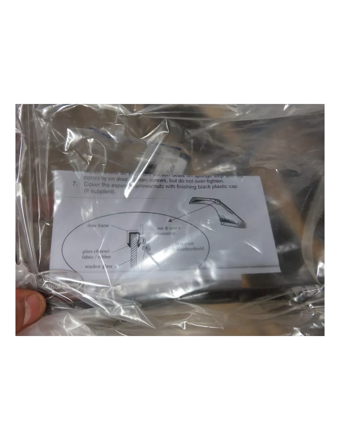 Déflecteur de vitre avant gauche HDJ80 - Gros modèle Airplex AIRPLEX