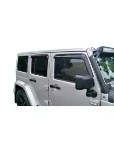 Set von 4 Vorder- und Heckscheibenleitblechen für Wrangler JK -