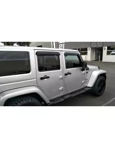Jeu de 4 déflecteurs de vitre avant et arrière pour Wrangler JK - 2