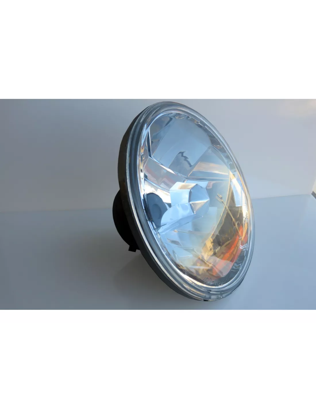 Optisches glattes Glas Runde Ø7 Zoll - Jeep Nissan Land Rover Toyota