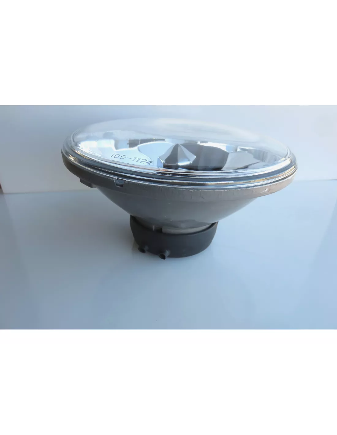 Optique verre lisse rond Ø7 pouces - Jeep Nissan Land Rover Toyota