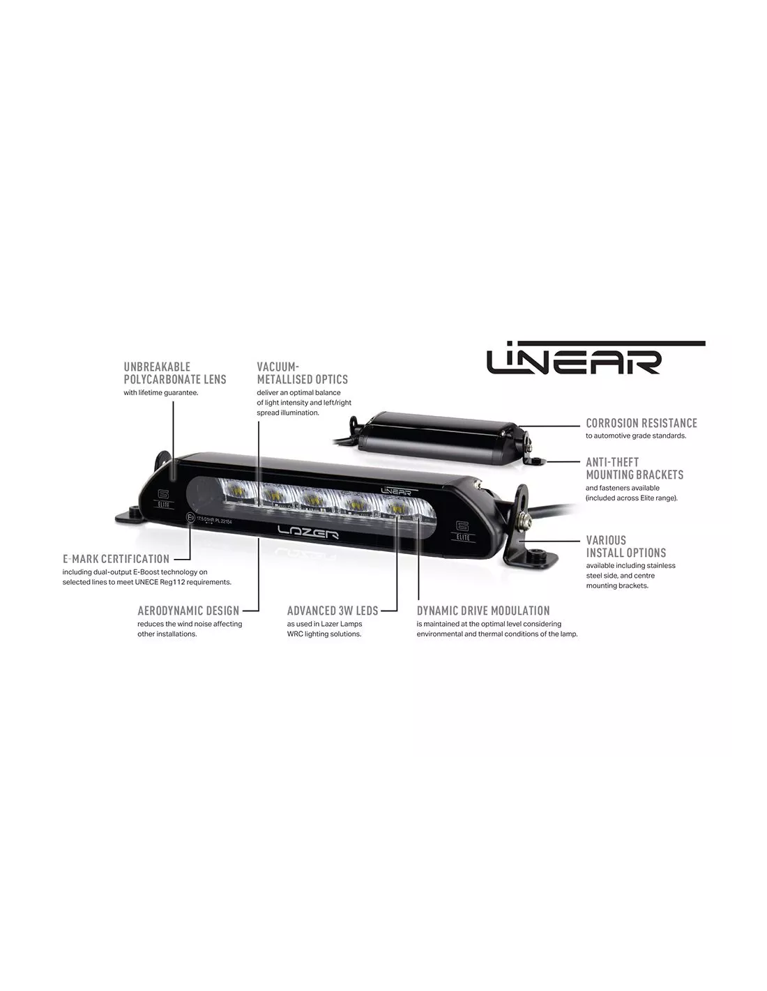 Kit intégration calandre Lazer Ford Transit Courier (2023+) Linear-18