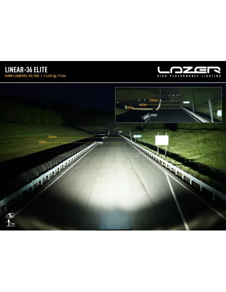 Kit intégration toit Lazer Ford Ranger (avec barres) - Linear-36 - 42