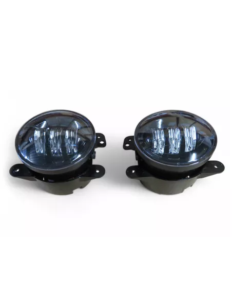 Feux antibrouillard leds avec feu de jour pour Jeep Wrangler JK - la