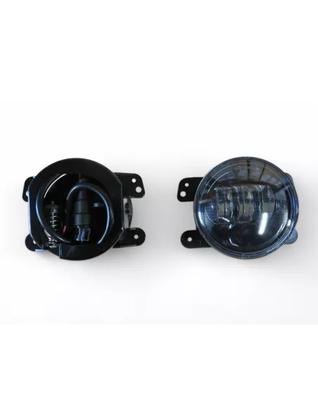 Feux antibrouillard leds avec feu de jour pour Jeep Wrangler JK - la