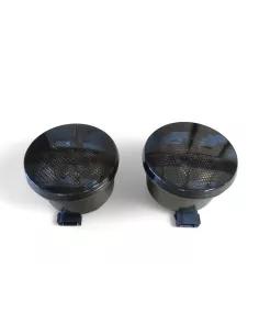 Feux clignotants fumés leds de calandre pour Jeep Wrangler JK - la