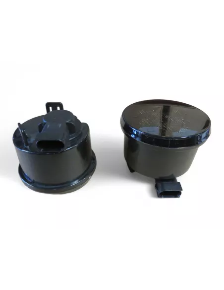 Feux clignotants fumés leds de calandre pour Jeep Wrangler JK - la