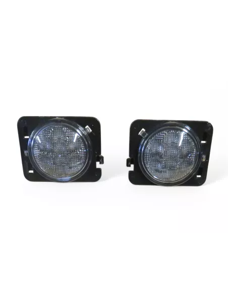 Feux répétiteurs clignotants fumés leds pour Jeep Wrangler JK - la
