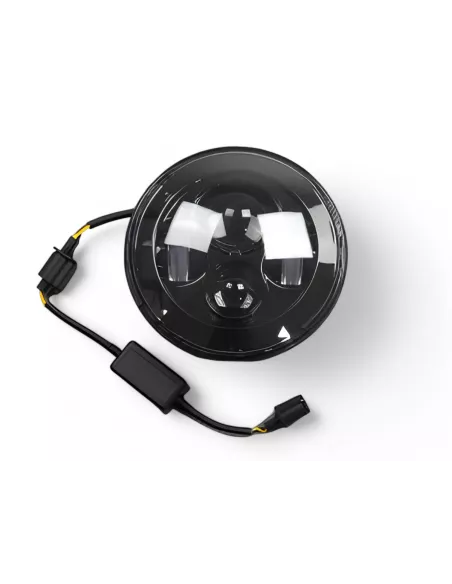 Optique leds rond Ø7 pouces fond noir - Jeep Nissan Land Rover Toyota