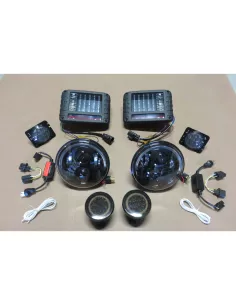 Voller Lichter Pack-Kristall geräucherte LEDs für Jeep Wrangler JK DTC PARTS -