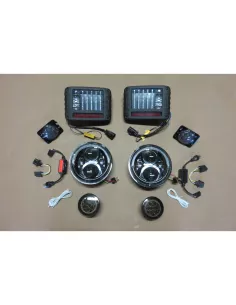 Voller Lichter Pack-Kristall geräucherte LEDs für Jeep Wrangler JK DTC PARTS - 2