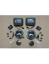 Voller Lichter Pack-Kristall geräucherte LEDs für Jeep Wrangler JK DTC PARTS -