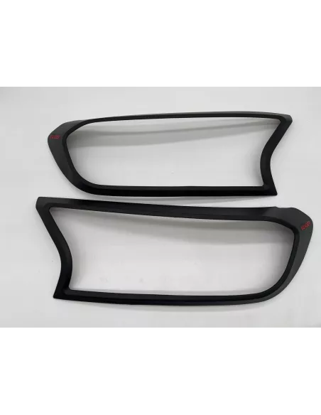 Entourages de phares noirs pour Ford Ranger T7 2016-2019 - La paire