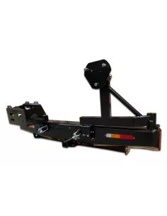 Pare-choc arrière avec support de jerrycan et roue Ford Ranger 2012-2022 2