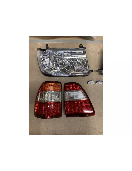 Pack complet feux cristal leds Land Cruiser HDJ100 1998-2003 DEPO -