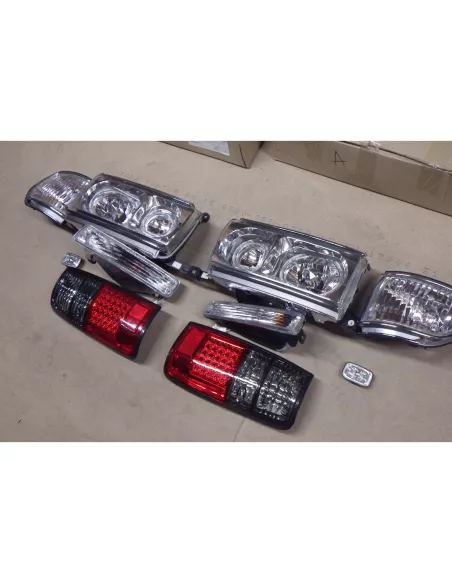 Pack complet feux cristal Land Cruiser HDJ80 DEPO - accessoire 4x4