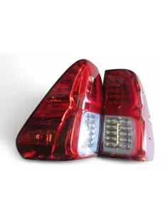 Paire de feux arrières à leds Hilux Revo - design origine avec leds 2