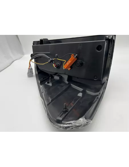 Paire de feux arrières à leds fumés Hilux Revo - cristal fumé avec