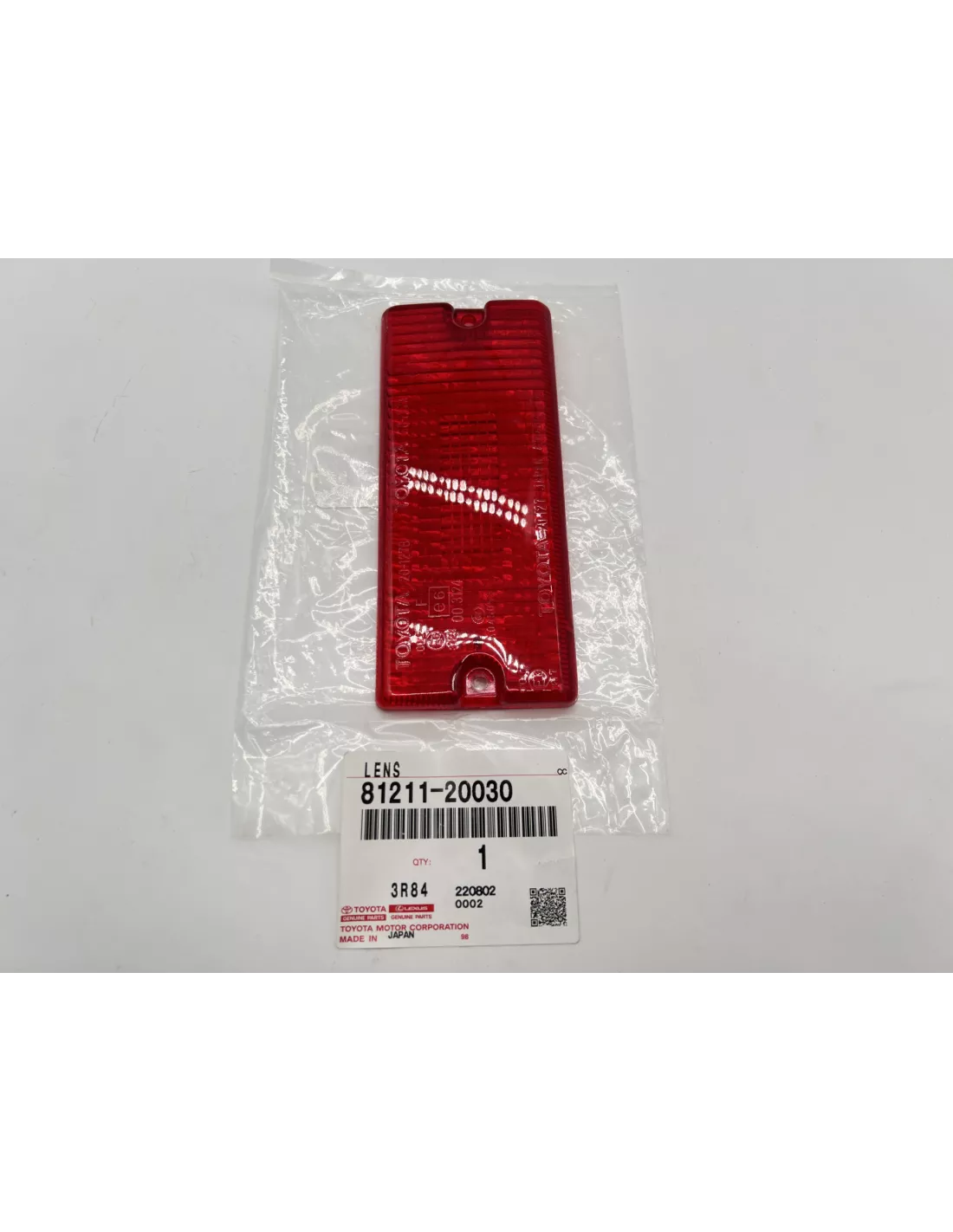 Cabochon vitre anti brouillard sur hayon arrière HDJ80 TOYOTA -