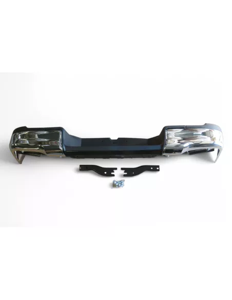 Pare chocs arrière chromé complet adaptable pour Hilux Revo DTC PARTS