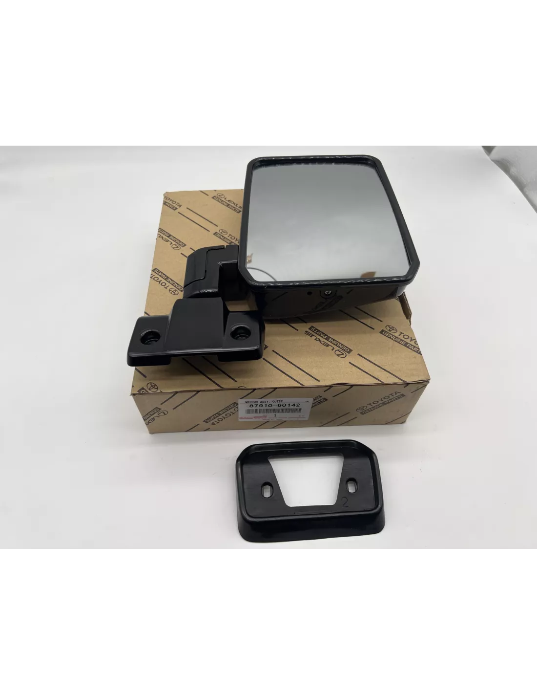 Rétroviseur droit Land Cruiser Série 7 - plastique noir TOYOTA -
